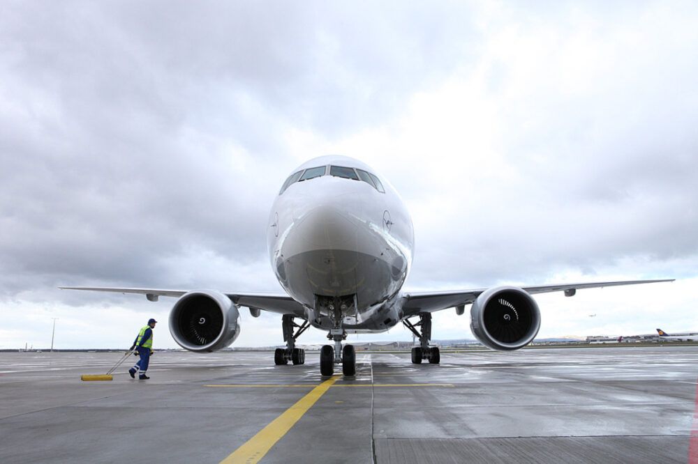 Lufthansa Cargo Boeing 777 Jet