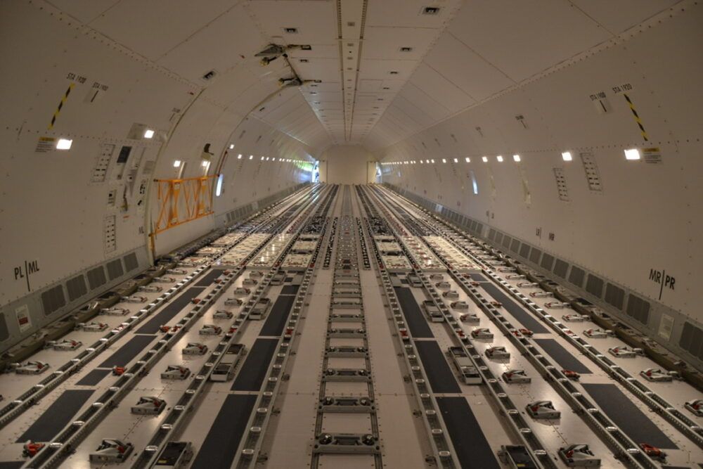 Lufthansa Cargo Boeing 777 Interior