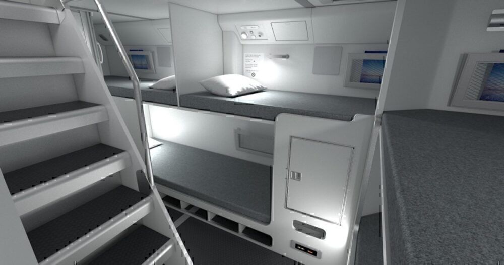 Where Do Crew Sleep During A Flight?