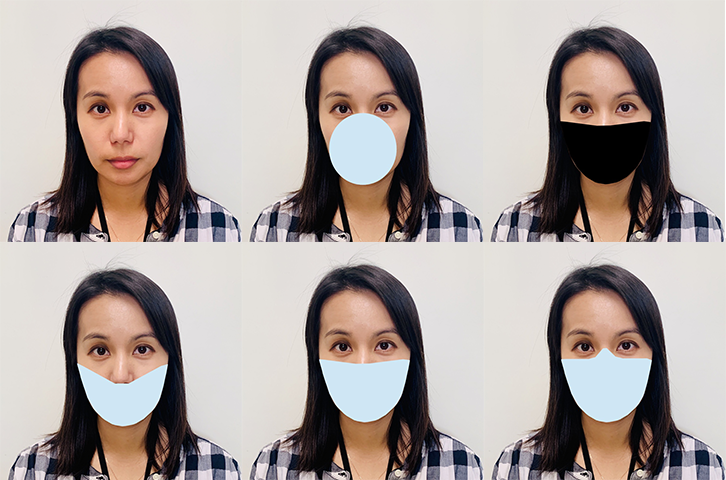 Biometric facial recognition masks