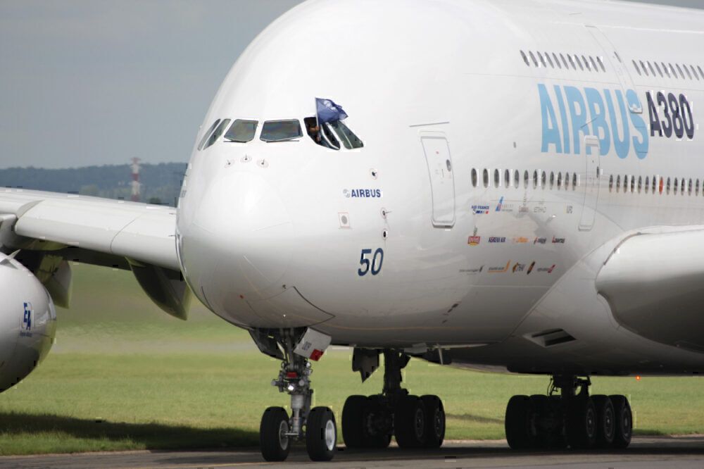 A380 paris display