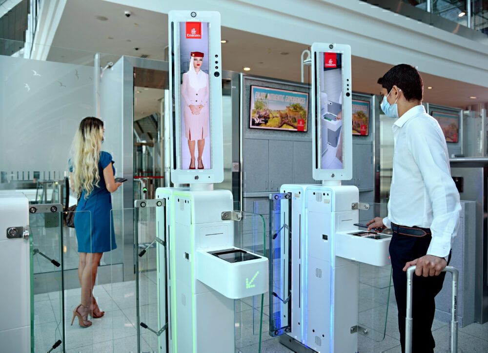 Emirates, Biometric Pathway, Dubai Airport
