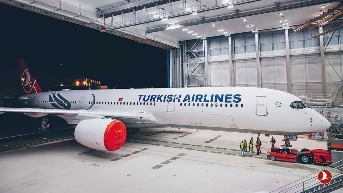 Turkish Airlines A350 delivery