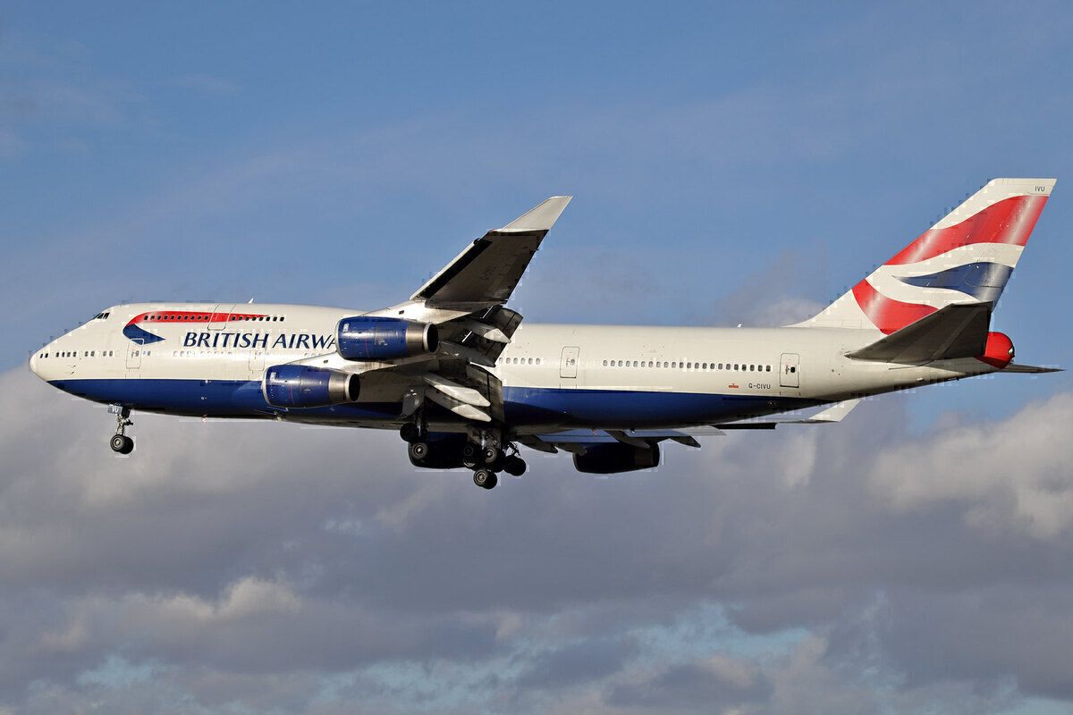 British Airways 747 G-CIVU