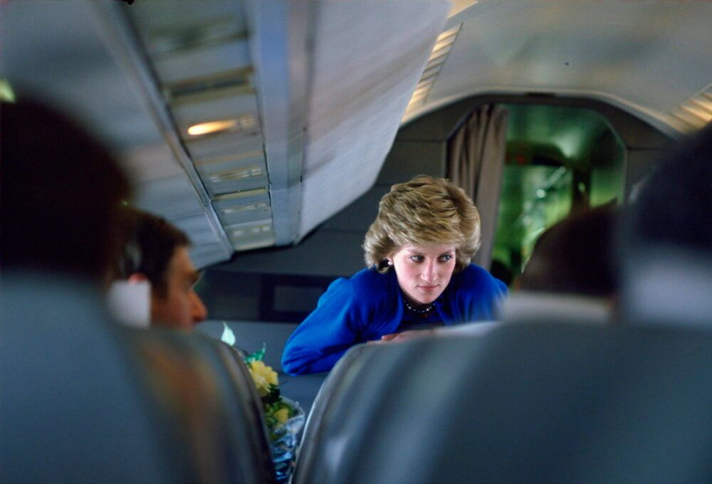 Princess Diana On Concorde