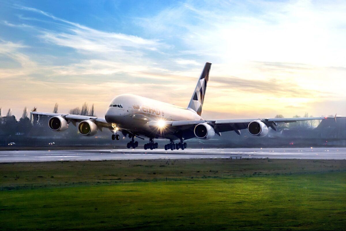 Etihad, Airbus A380, Storage