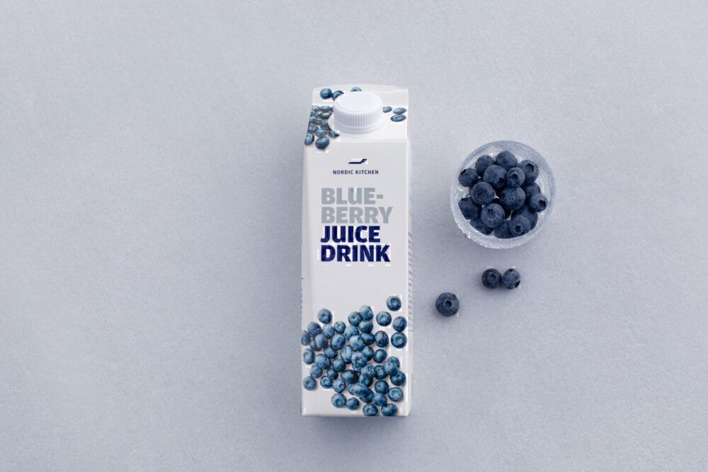 Finnair Blueberry juice