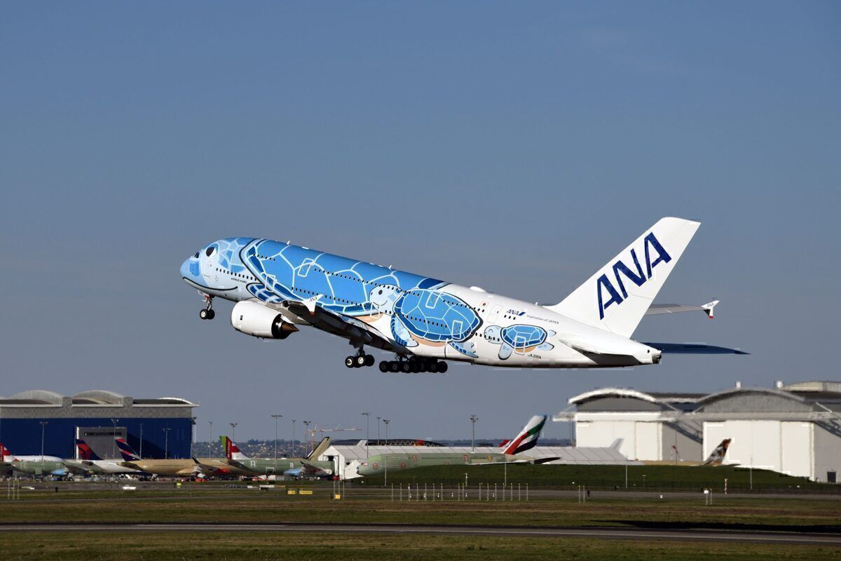ANA, 2021 Sunrise, Airbus A380