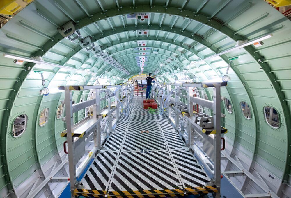 A320 fuselage airbus factory
