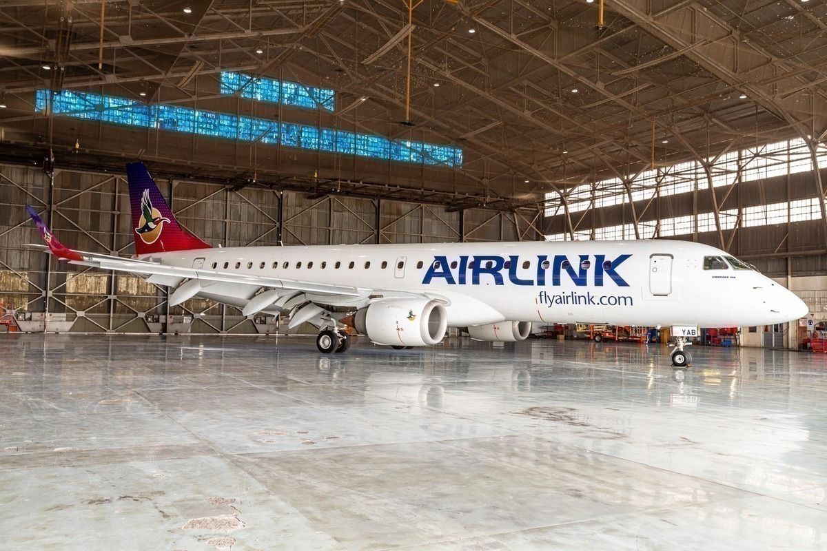Airlink new livery break from SAA