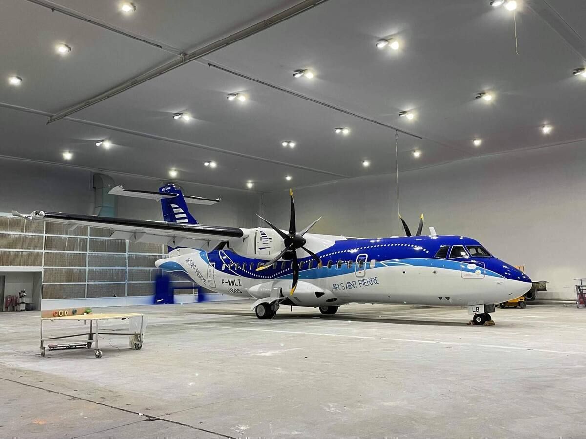 Air Saint-Pierre ATR New Livery