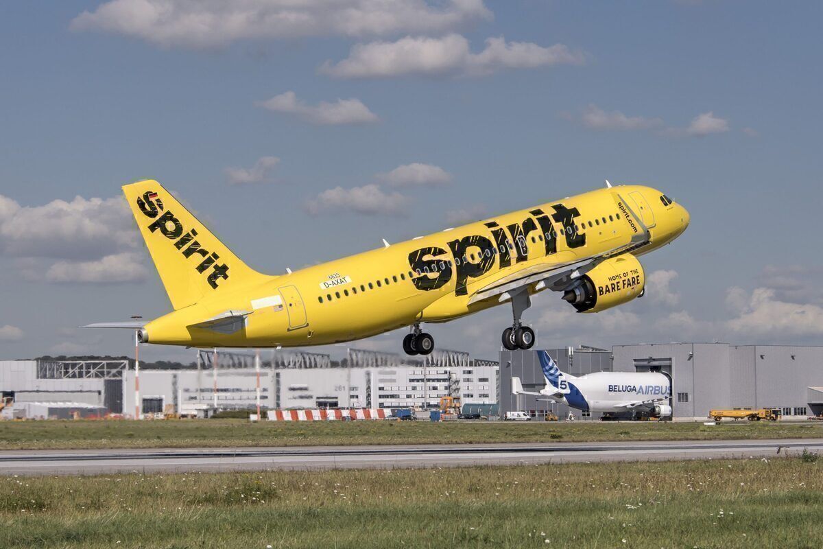 Spirit Airlines, Slid Off Taxiway, Baltimore
