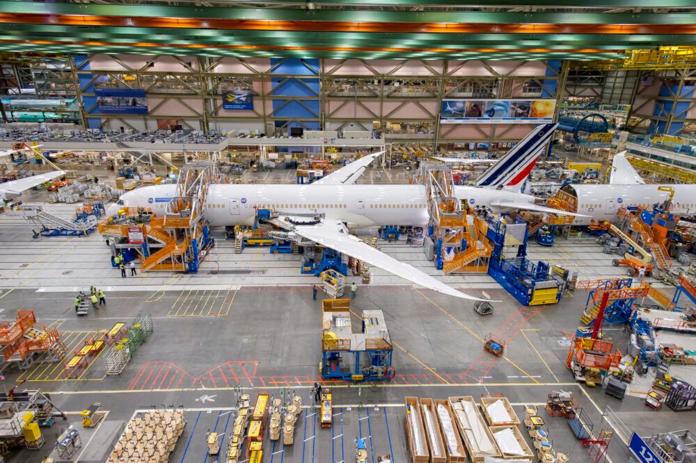 Air France Boeing 787 Being Built