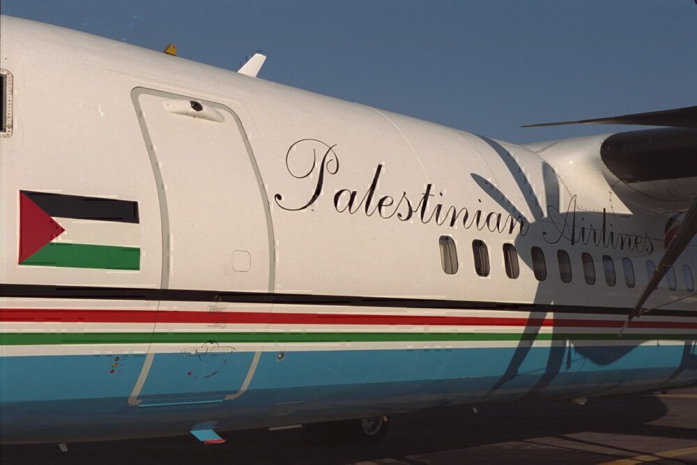 Palestinian Airlines plane