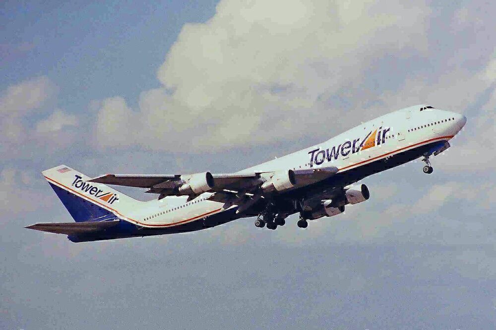 Tower Air 747 takeoff