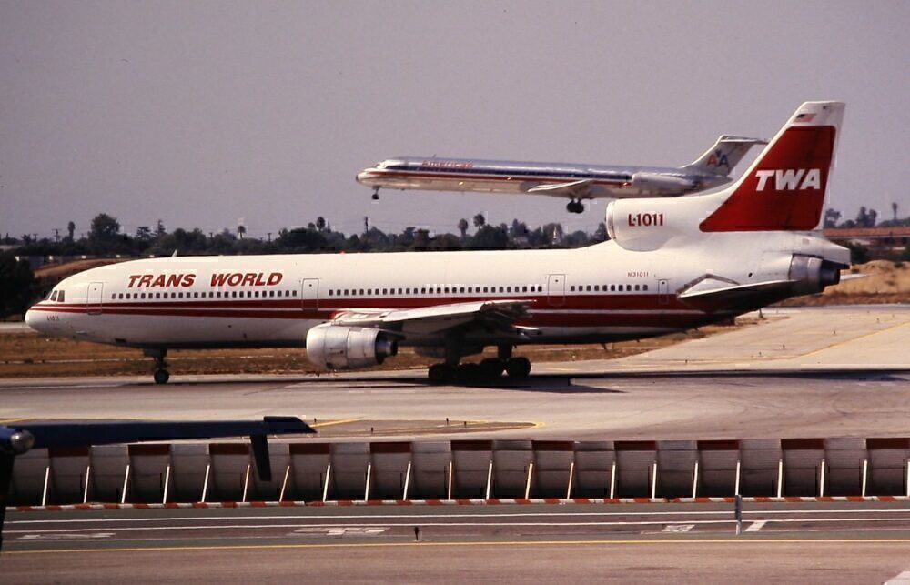 TWA Trans World Airlines Lockheed L1011 Tristar Los Angeles 1992