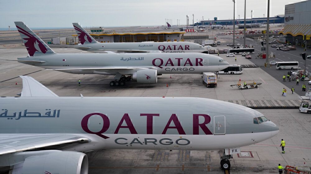 Qatar airways boeing 777 freighter 777F