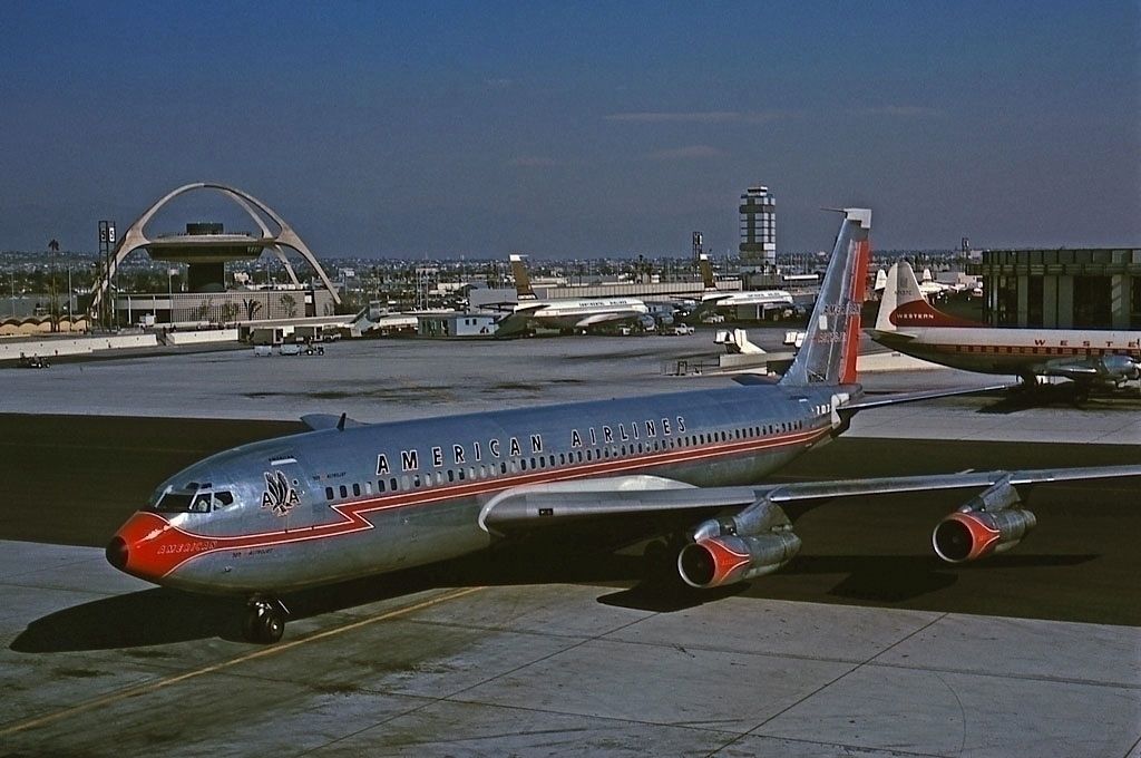American Airlines Boeing 707 Los Angeles