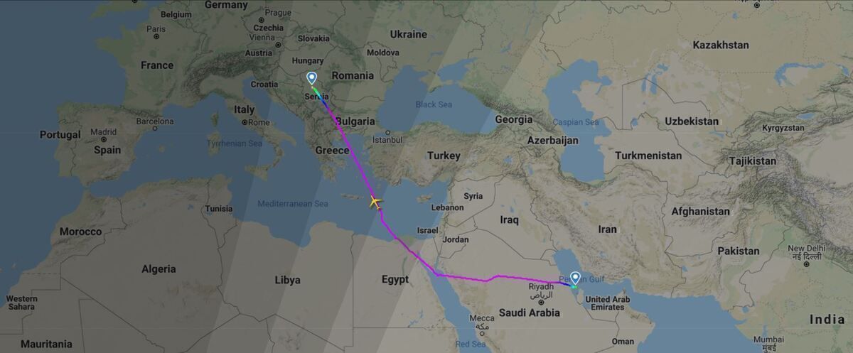 Air Serbia A330 Flies Medical Donations Out Of Bahrain