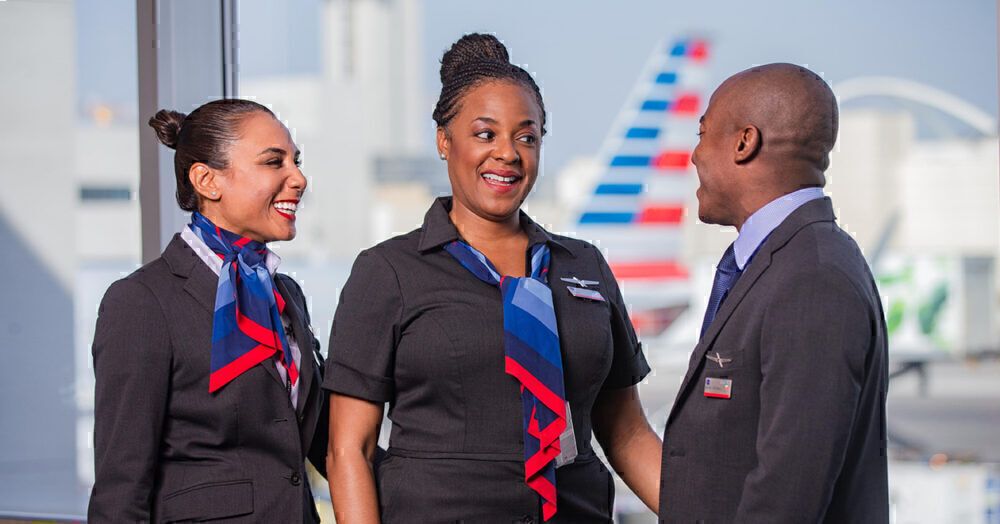 American airlines flight attendants