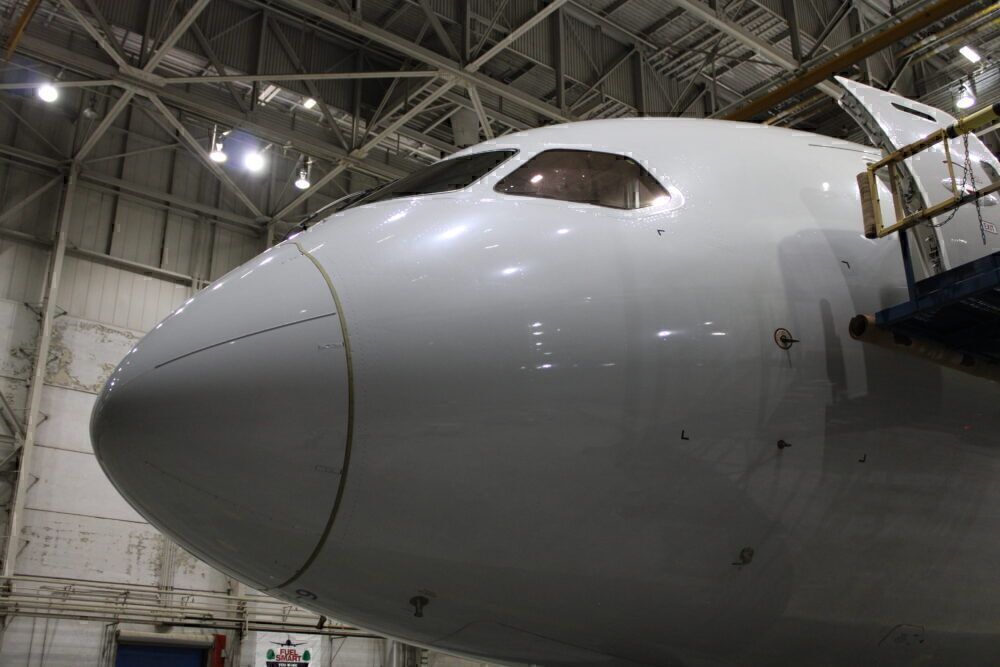 Nose of the plane