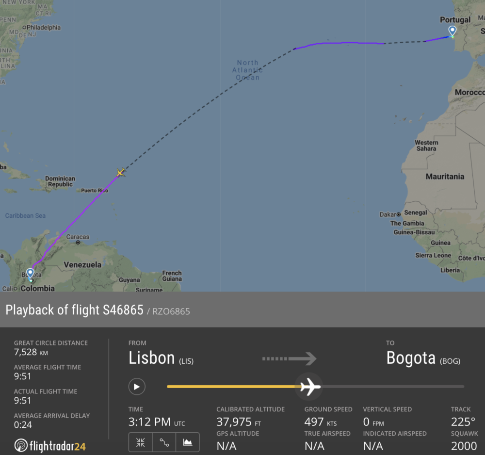 Azores Longest A321LR flight