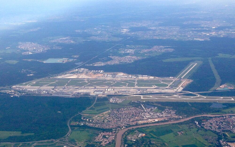 Frankfurt Airport Aerial