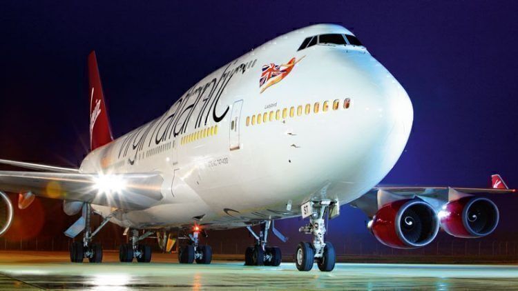 Virgin 747 G-VAST Ladybird