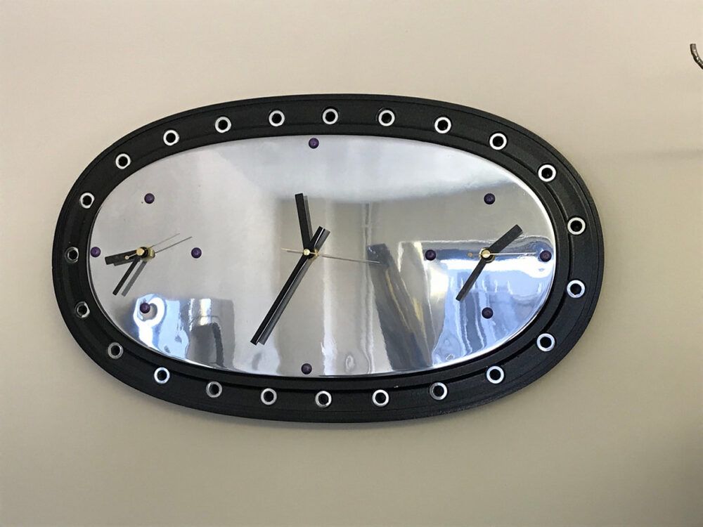 Aertotiques fuel panel clock