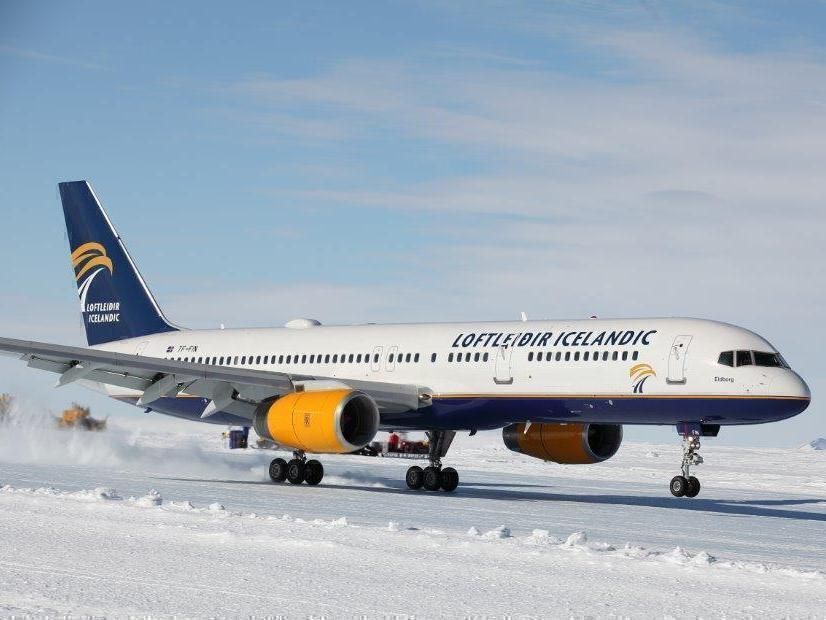 Icelandair, Boeing 767, Antarctica