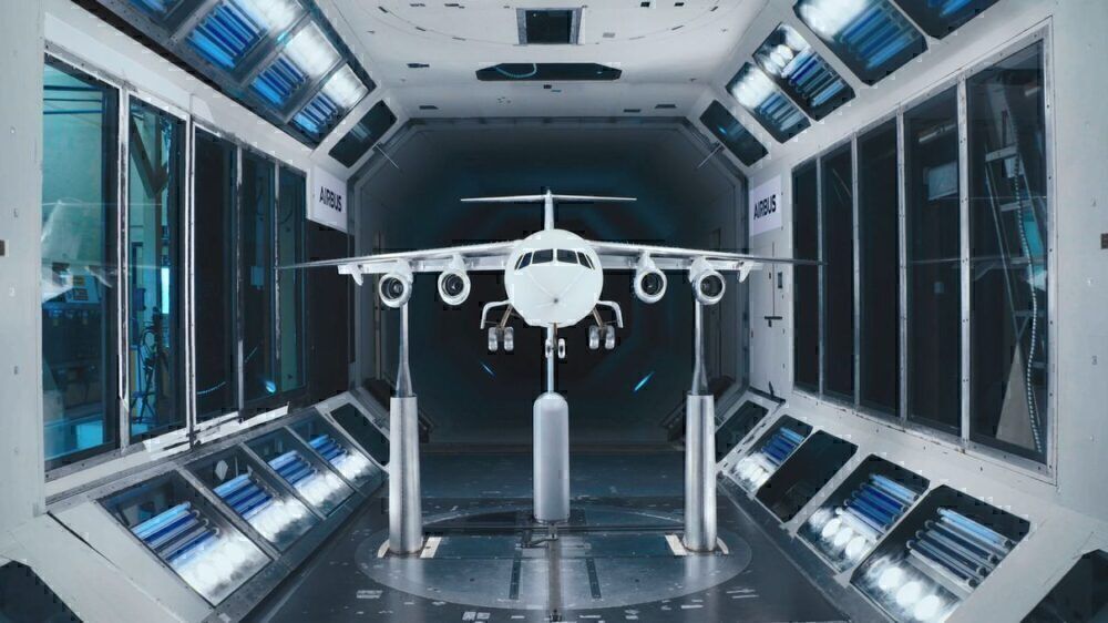 Wind tunnel testing for Airbus' E-Fan project