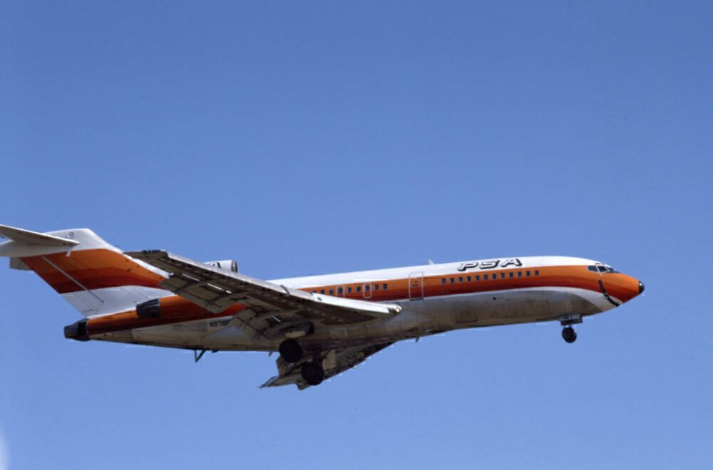 Pacific Southwest Airlines Boeing 727 Getty