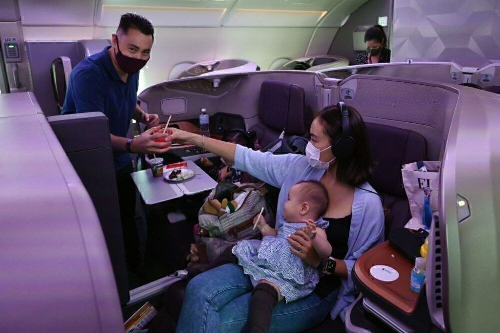 Family On Singapore Airlines A380