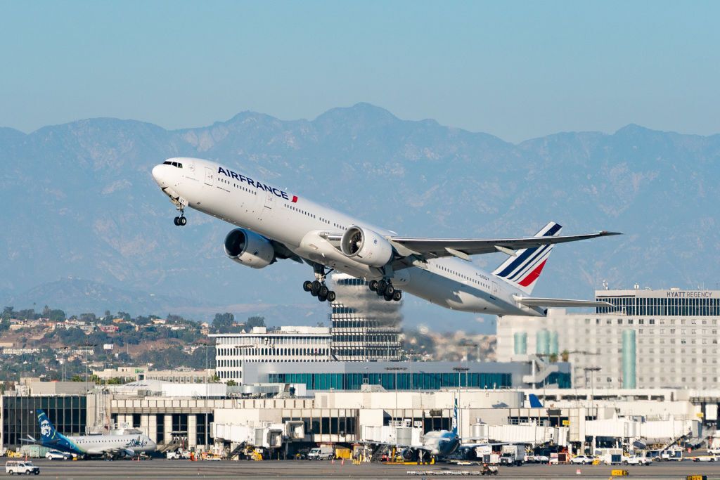 Air France Boeing 777 Los Angeles Getty