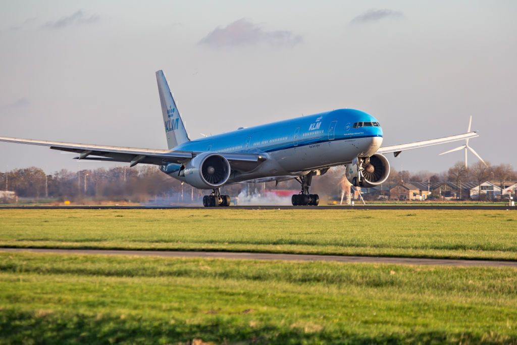 KLM Boeing 777 Amsterdam Polderbaan