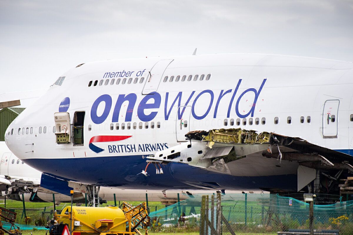 British Airways 747 scrapped