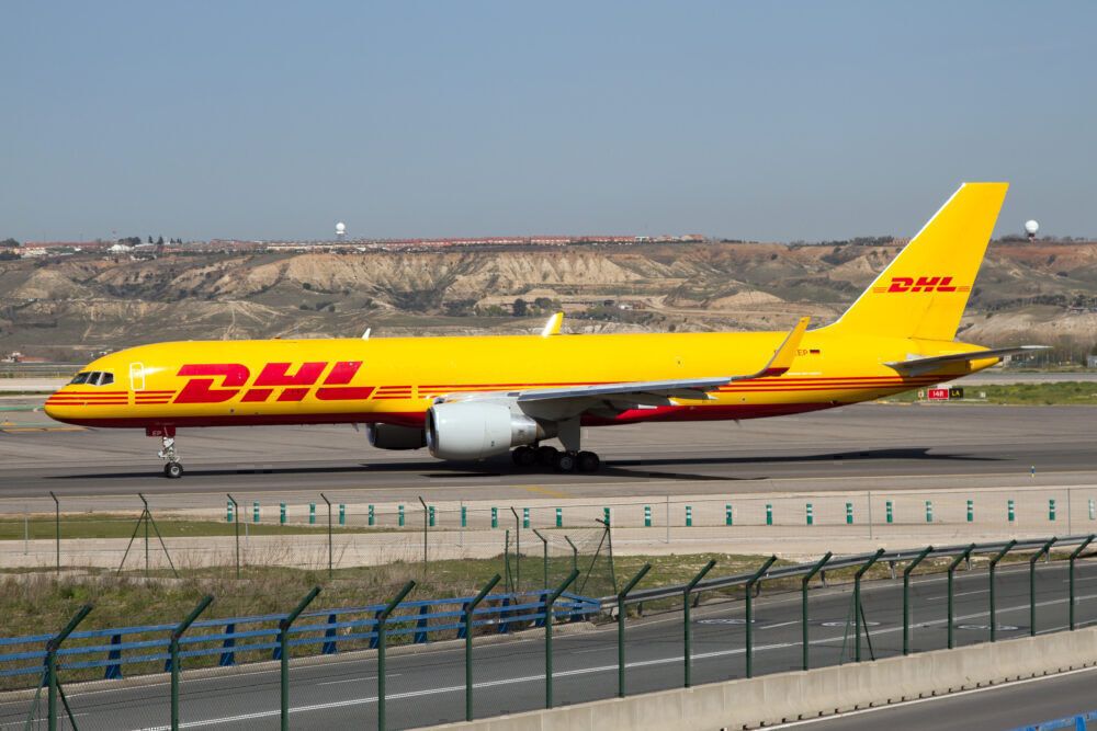 DHL European air Transport Boeing 757-200 freighter with