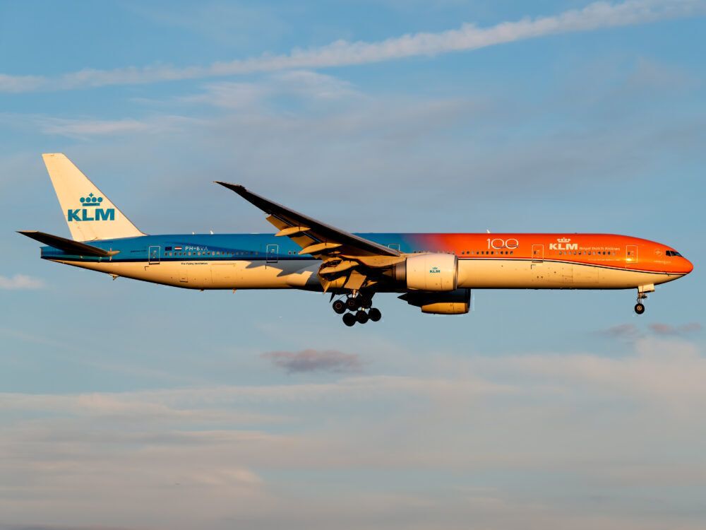 KLM Boeing 777-300ER Orange Pride