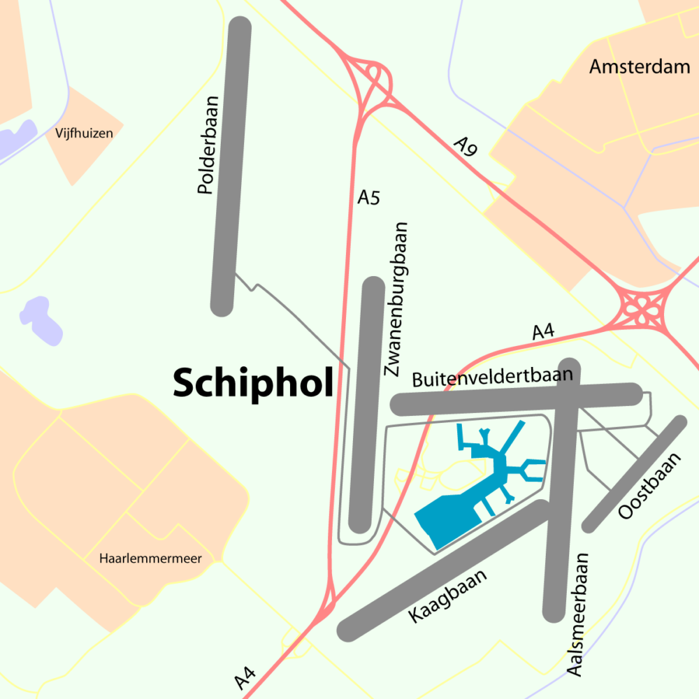 Amsterdam Schipol Runways
