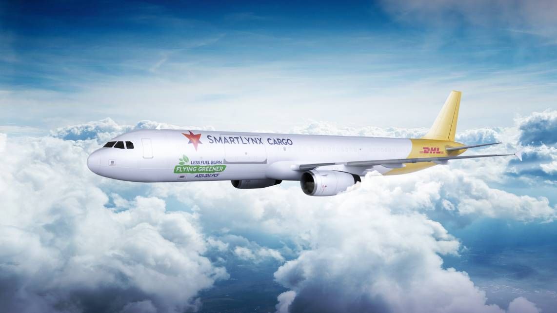 SmartLynx A321-200 freighter will fly freight for DHL