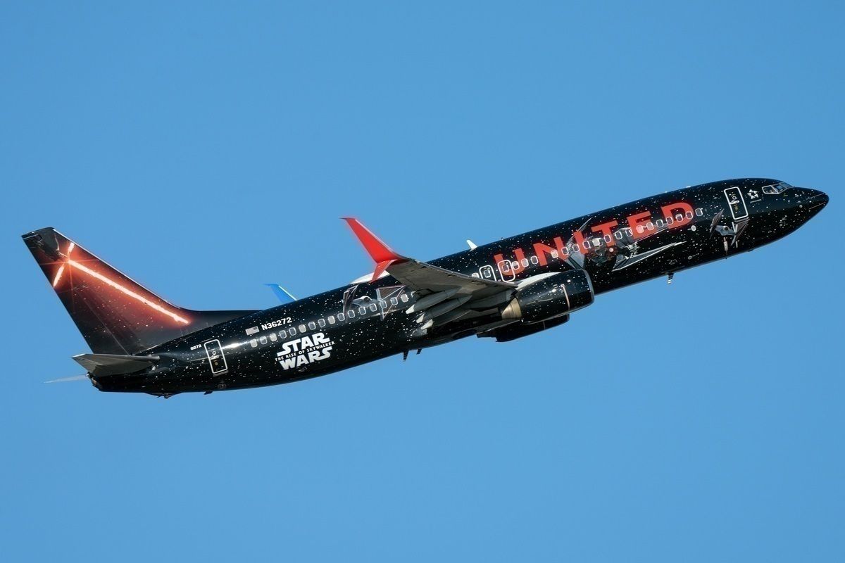 United Boeing 737 Star Wars Livery