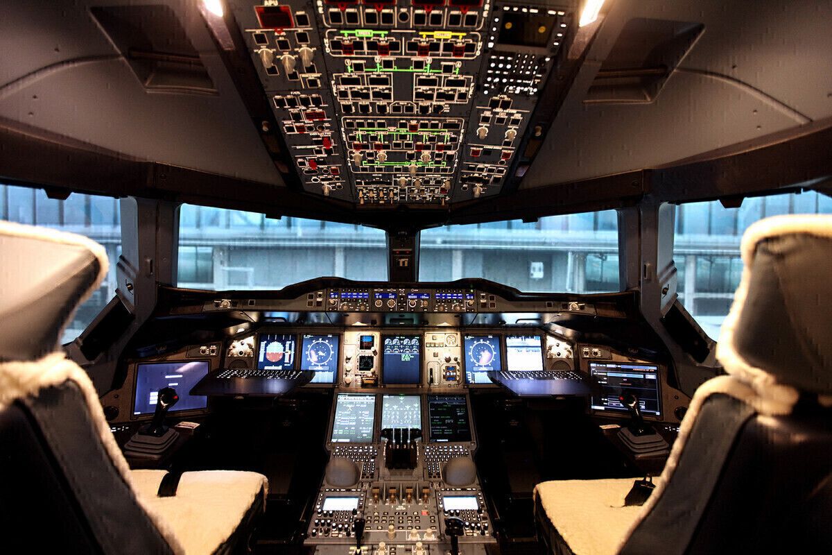 British Airways, Airbus A380, Cockpit