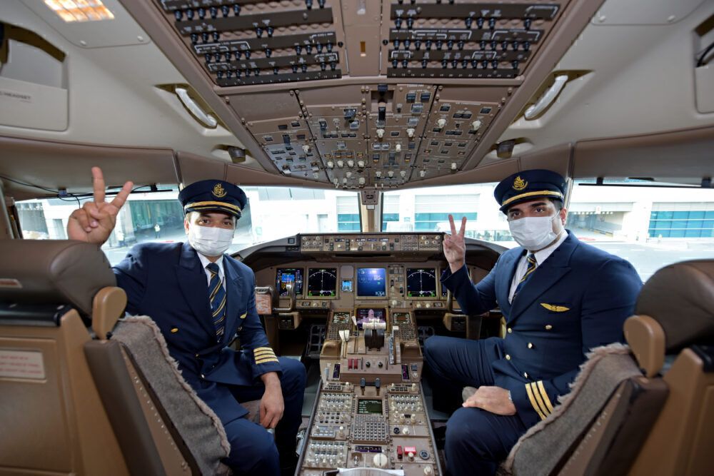 Emirates Flight Deck