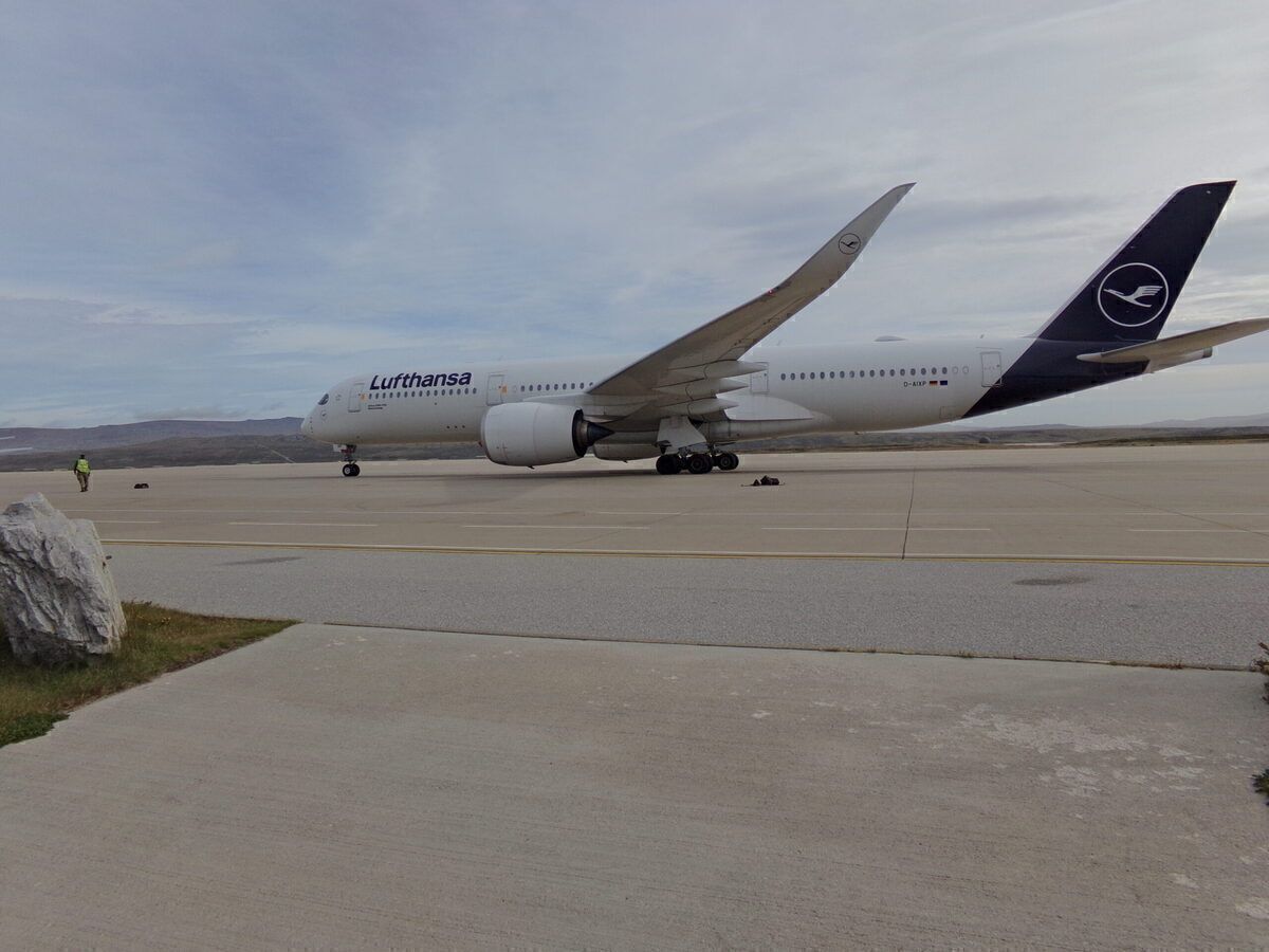 Lufthansa, Airbus A350, Falkland Islands