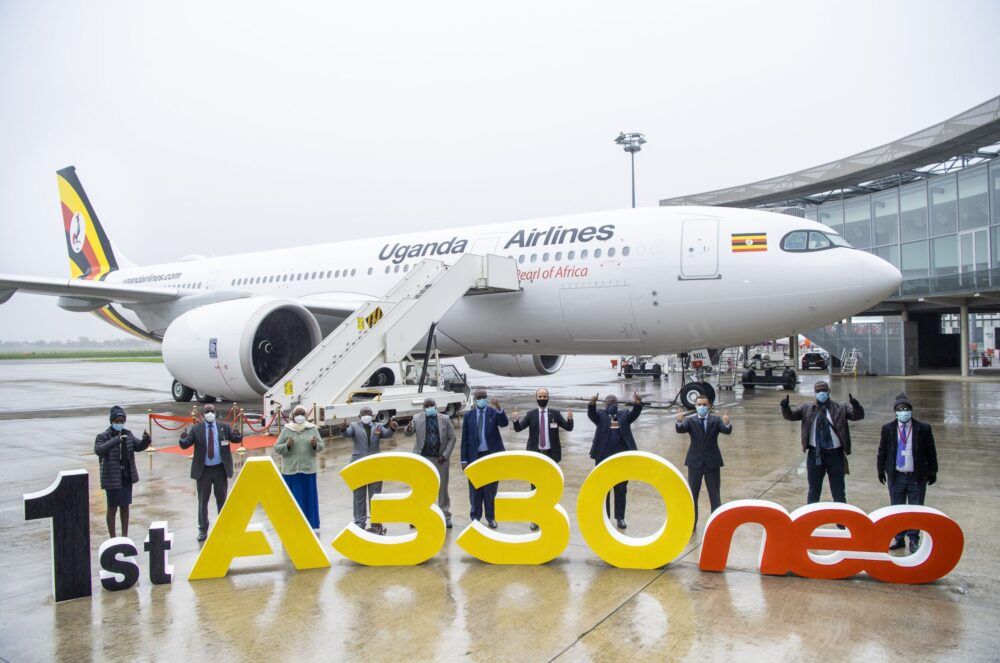 A330neo delivery to Uganda Airlines