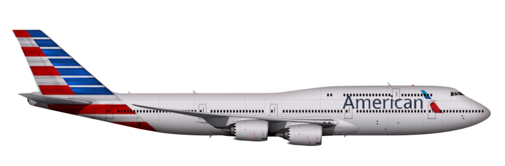 American Airlines Boeing 747-8