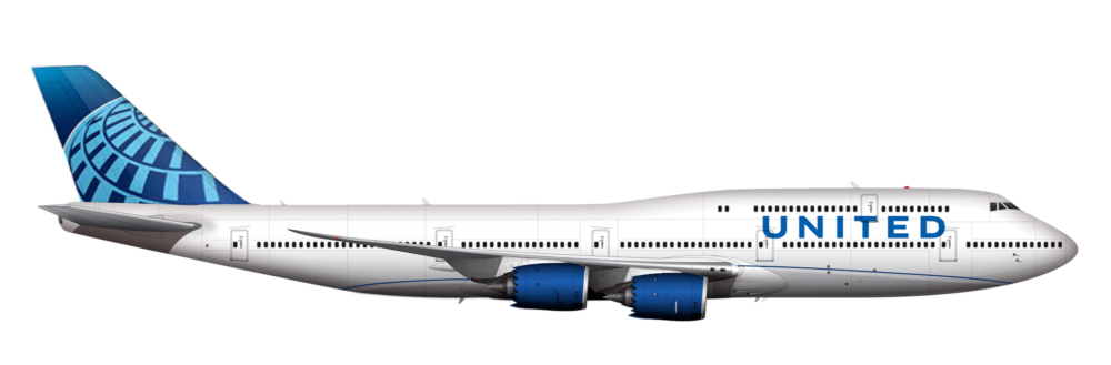 United Airlines Boeing 747-8