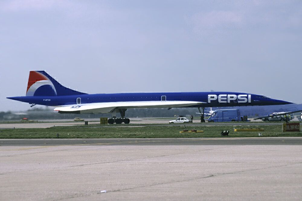 Air France Concorde Pepsi