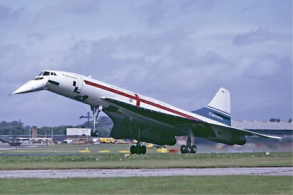 Concorde Landing Farnborough