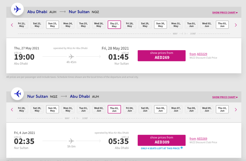 Wizz Air Booking